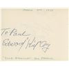 Image 1 : Edward "Kid" Ory signed note