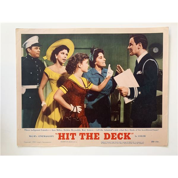 Hit the Deck original 1955 vintage lobby card