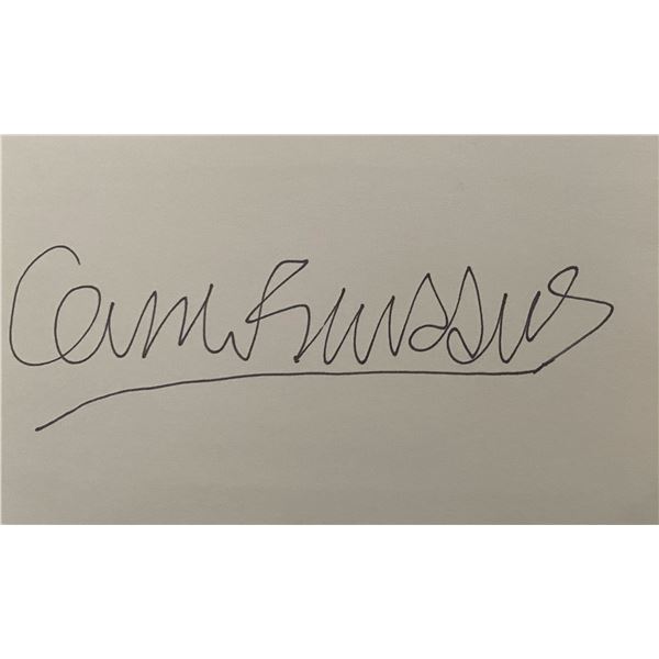 Actor Connor Widdows original signature