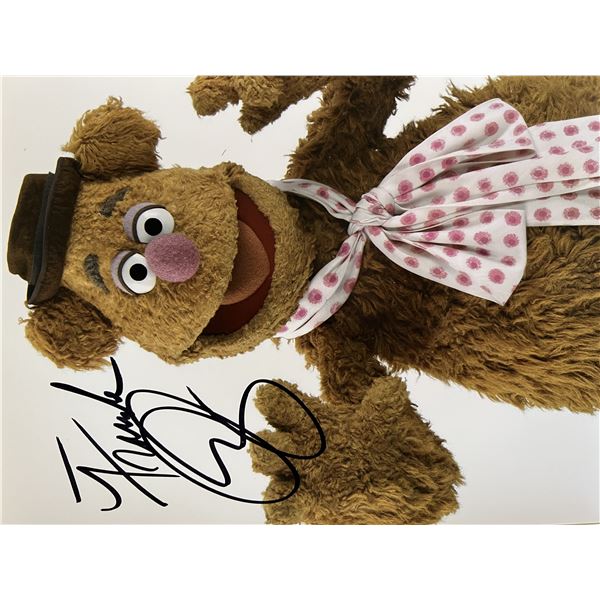 Fozzie Bear Frank Oz Signed photo. GFA Authenticated