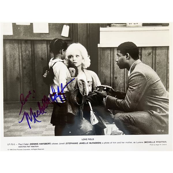 Michelle Pfeiffer signed movie photo