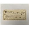 Image 1 : Paul Shaffer signed check