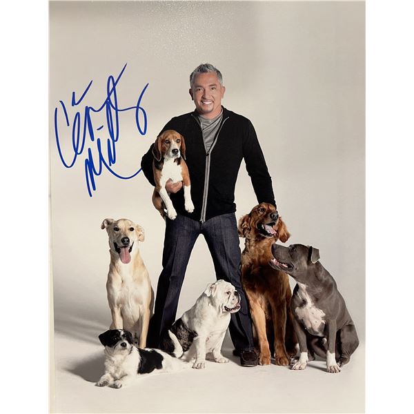 Dog Whisperer Cesar Milan signed photo