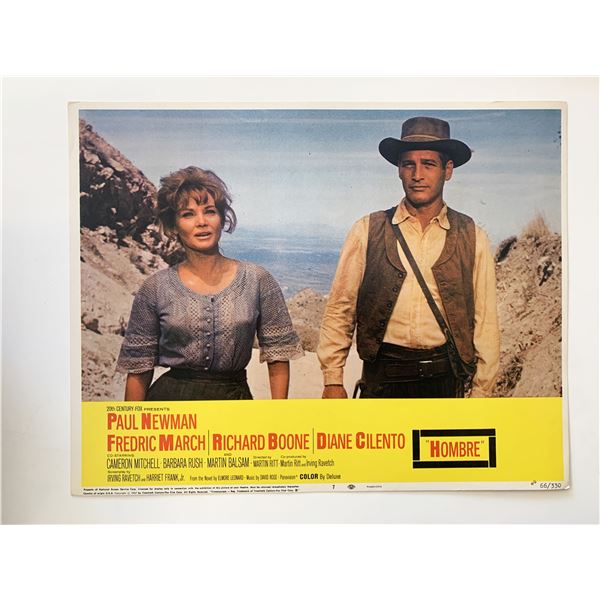 Hombre original 1956 vintage lobby card