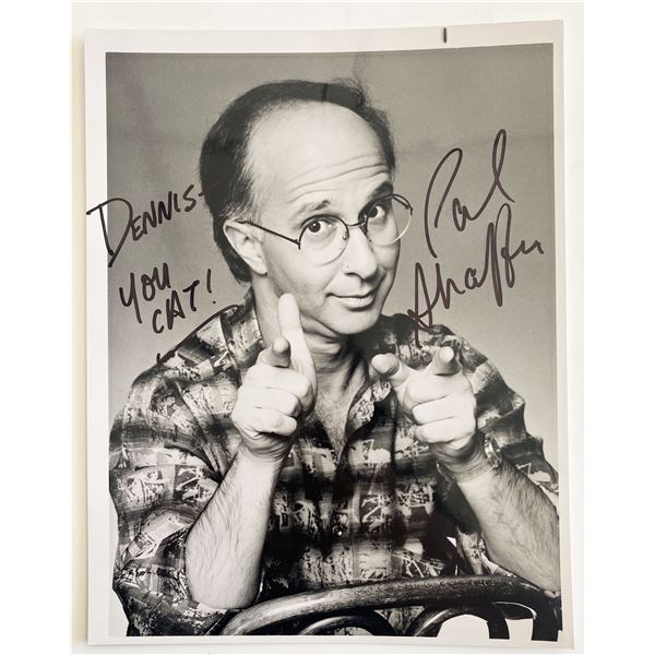 Paul Shaffer signed photo