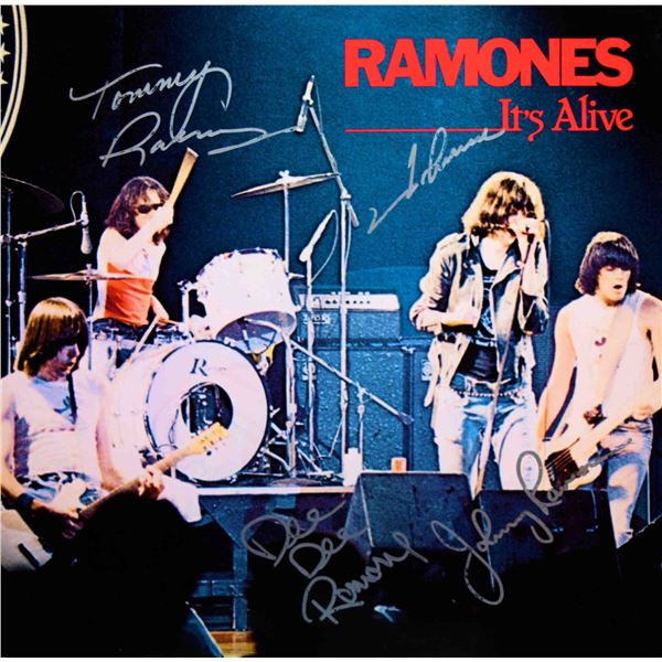Ramones signed It’s Alive album