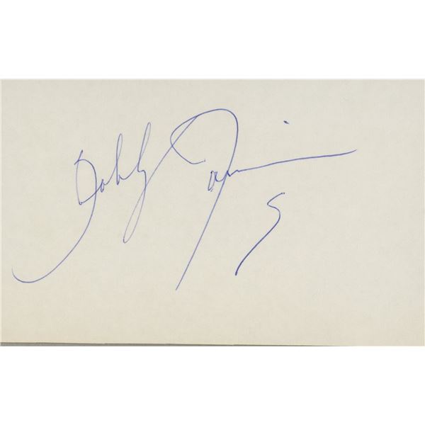 Bobby Darin signature cut