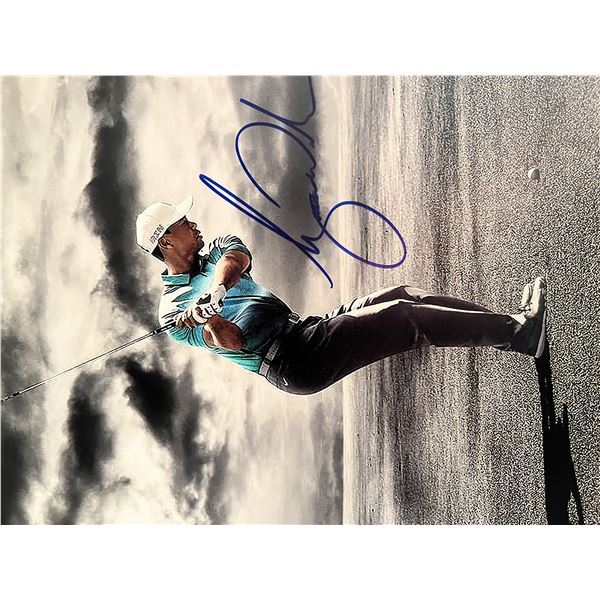 Tiger Woods signed photo