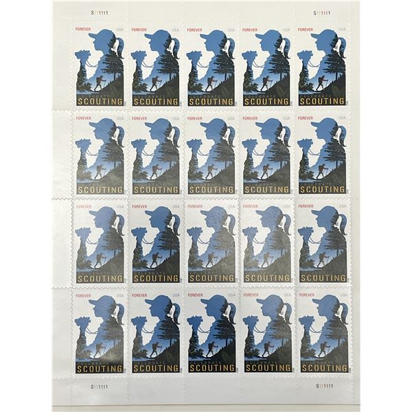 2012 Celebrate Scouting stamp set of 20