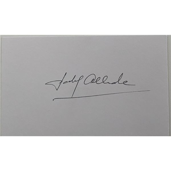 Writer Isabel Allende original signature