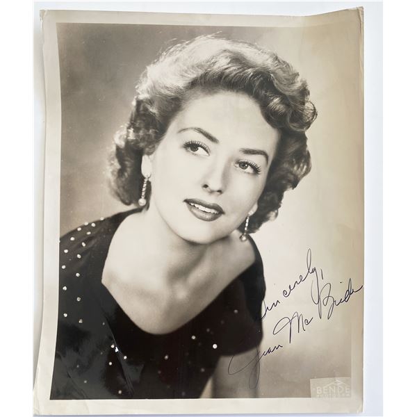 Jean McBride signed photo