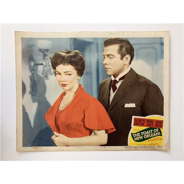 The Toast of New Orleans original 1950 vintage lobby card