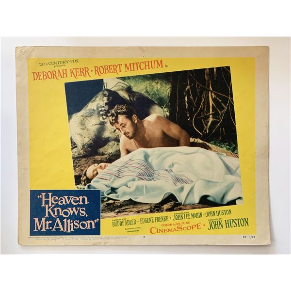 Heaven Knows, Mr. Allison original 1957 vintage lobby card