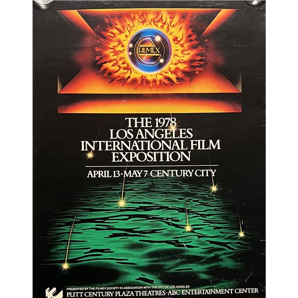 Film X Los Angeles International Film Exposition 1978 original poster