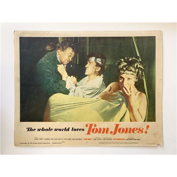 Tom Jones original 1963 vintage lobby card