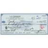 Image 1 : Walter Cunningham signed check