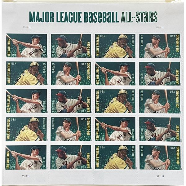 2012 MLB All-Stars stamp set of 20