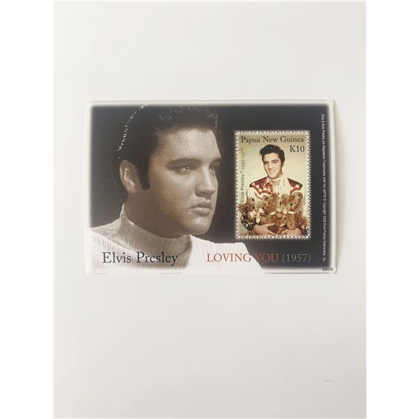 Elvis Presley - Loving You (1957) Commemorative  Stamp - Papua New Guinea