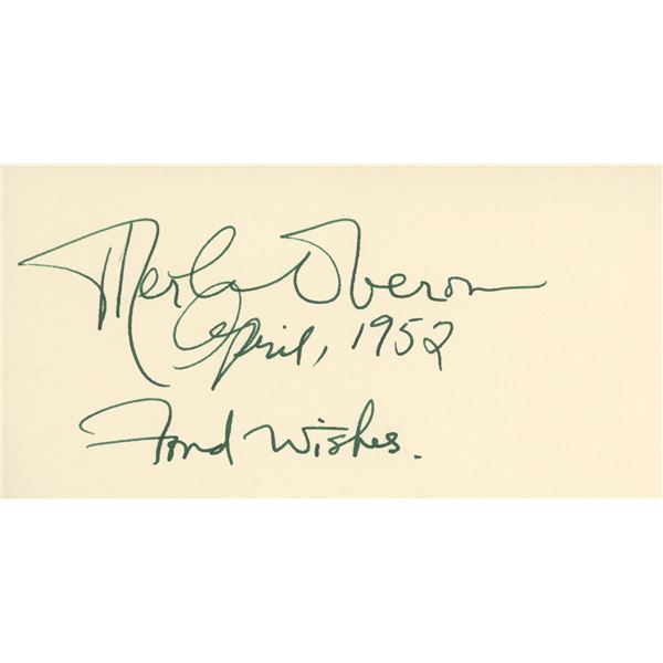 Merle Oberon signature cut