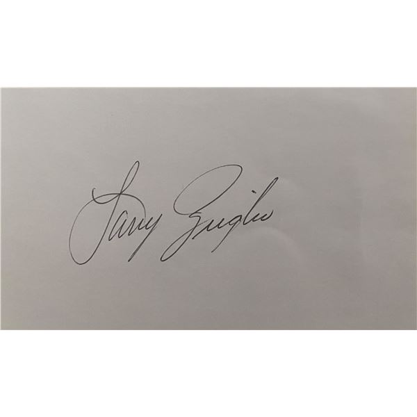 Professional golfer Larry Ziegler original signature