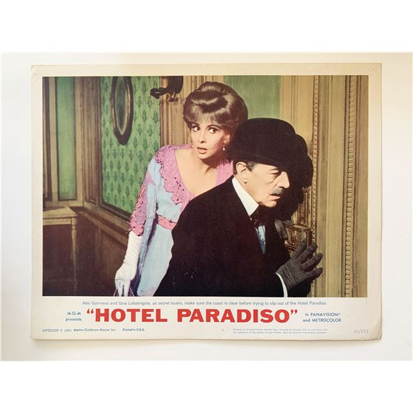 Hotel Paradiso  original 1966 vintage lobby card