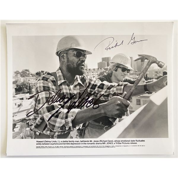 Mr. Jones Richard Gere and Delroy Lindo signed movie photo
