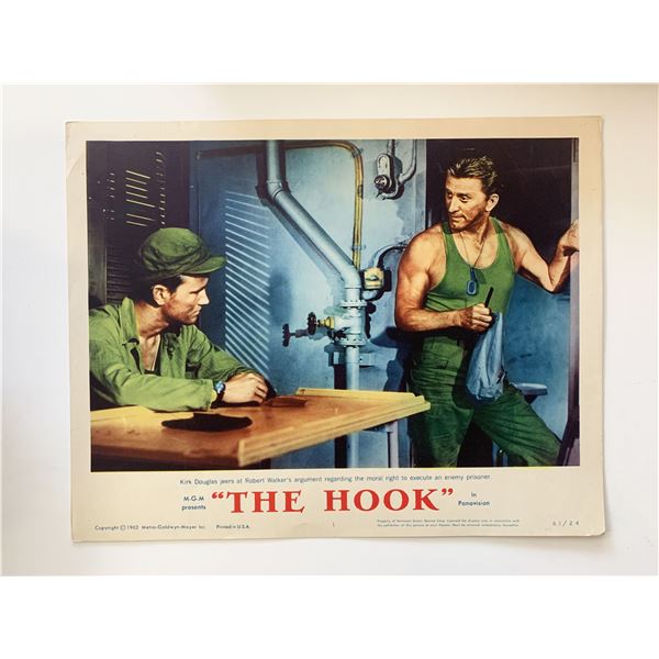 The Hook original 1963 vintage lobby card