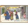 Image 1 : 4 Series 402 Christmas Greeting Santa Claus Holiday Greeting Postcards