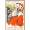 Image 2 : 4 Series C-234 Santa Claus On Phone Holiday Christmas Greeting Postcards