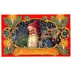 Image 2 : 4 Series 7091 Santa Claus Christmas Holiday Greeting Postcards by Heymann