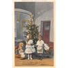 Image 1 : 2 Novelty Transparency Hold To Light Santa Claus Kids & Christmas Tree Postcards