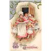 Image 2 : 4 Winsch Christmas Children & Santa Claus Holiday Greeting Postcards