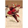 Image 2 : 6 Series C. 3 Santa Claus Christmas Holiday Greeting Postcards