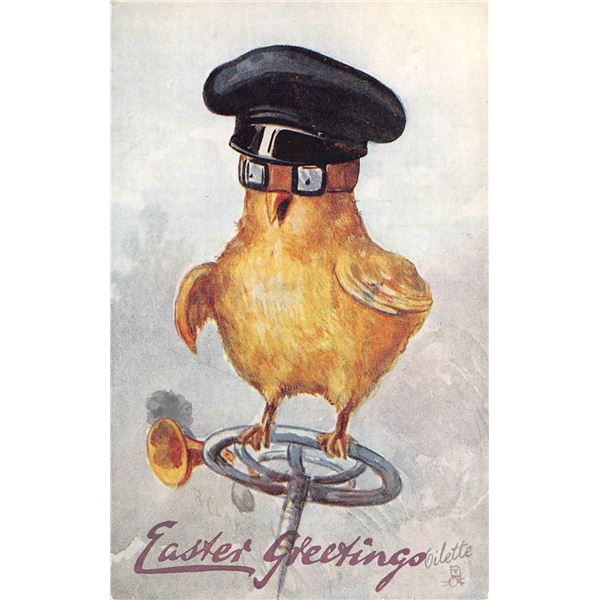 Group of 6 "In Chickland" Easter Chick Holiday Greeting Postcards