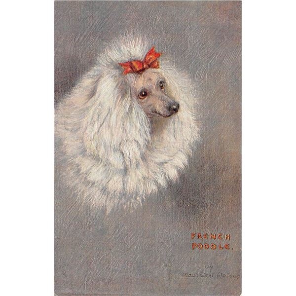 Set of 6 " Sketches of Doggies" Tuck Oilette Dog Animal Postcards