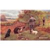 Image 2 : Set of 6 Drummond "With Dog & Gun" Huntin Tuck Oilette Postcards