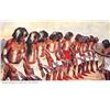 Image 1 : Set of 6 " Moqui Indian Snake Dance" Tuck Oilette Postcards