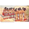 Image 2 : Set of 6 " Moqui Indian Snake Dance" Tuck Oilette Postcards