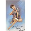 Image 8 : 13 Linen Pin Up - Risque Lady Comic Postcards
