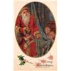 Image 2 : Set of 6 Santa Claus Holiday Christmas Greeting Postcards