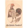 Image 2 : Set of 6 Fantasy People As Chickens Greeting Postcards