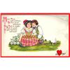 Image 2 : 12 Tuck "Little Nursery Lovers" Valentine Children Holiday Greeting Postcards