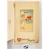 Image 2 : 4 Novelty Valentine's Day Booklet Holiday Greeting Postcards