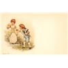 Image 2 : Set of 6 Williston Press Children Romance Greeting Postcards