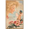Image 1 : Set of 6 Fairs & Lady Face in Clouds Greeting Postcards