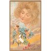 Image 3 : Set of 6 Fairs & Lady Face in Clouds Greeting Postcards