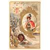 Image 2 : Set of 4 Seasons Girl & Elves Greeting Postcards