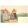 Image 1 : Set of 6 Sigend Cassiers Costumes of Holland & Wrapper Greeting Postcards