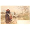 Image 2 : Set of 6 Sigend Cassiers Costumes of Holland & Wrapper Greeting Postcards