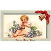 Image 2 : 2 New Year Brundage Children Holiday Greeting Postcards